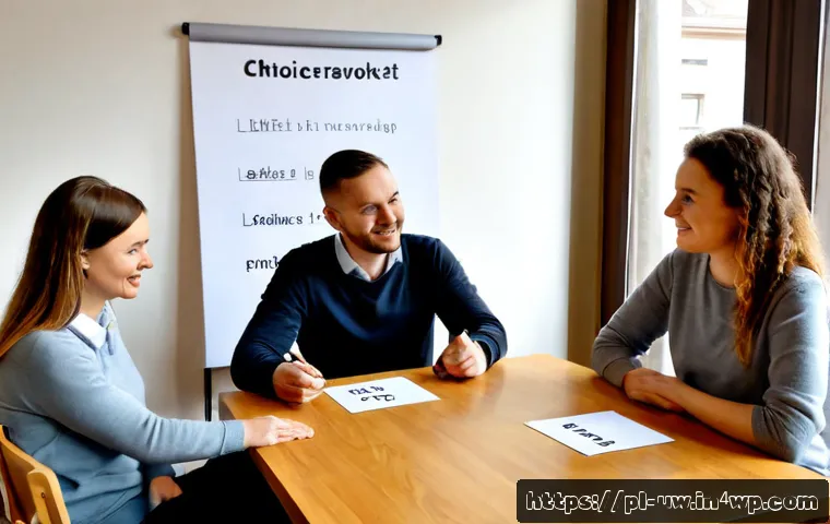 Home 17 어휘 사용법을 배우는 워크숍 참여하기 - Photorealistic adult vocabulary workshop in a bright modern community learning room in Warsaw, Polan...